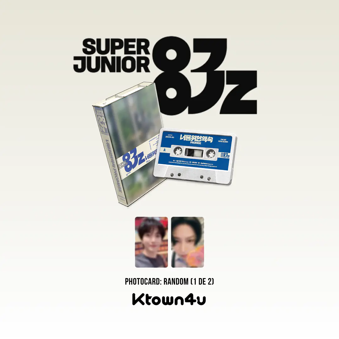 [PREVENTA] SUPER JUNIOR-83z - PROMISE (Cassette Tape Version) 3