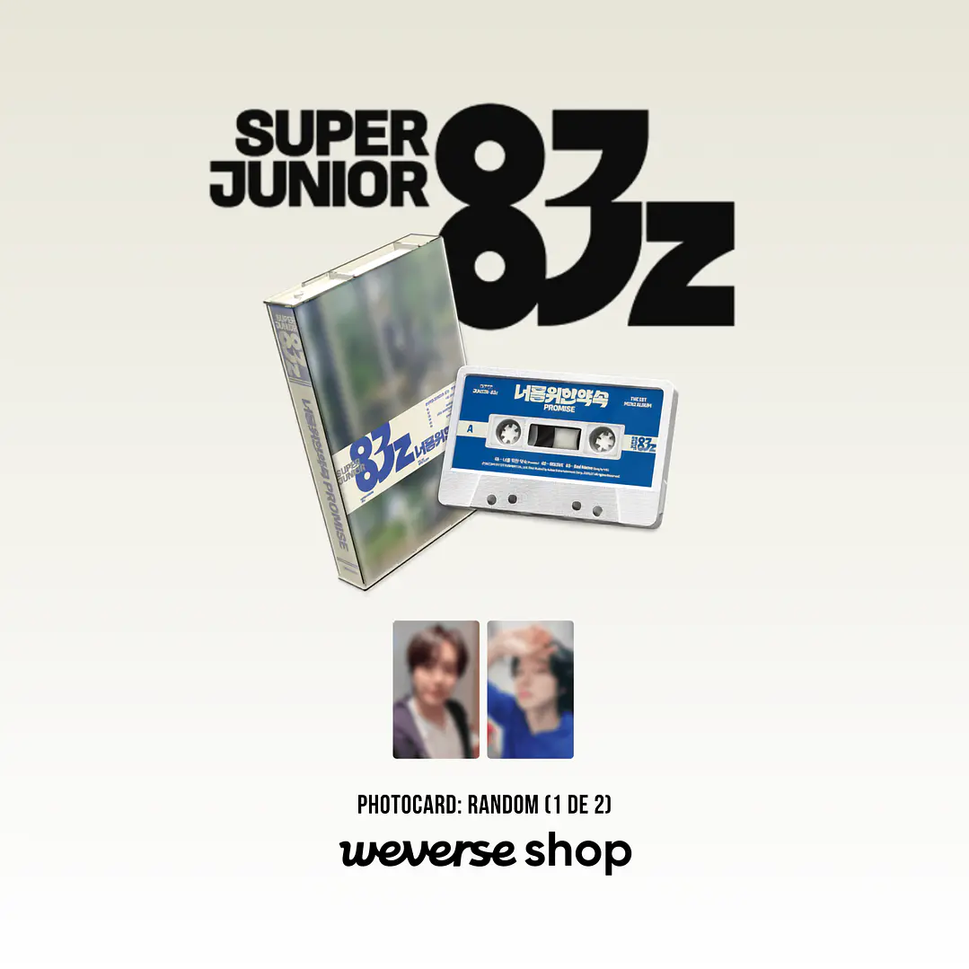 [PREVENTA] SUPER JUNIOR-83z - PROMISE (Cassette Tape Version) 4