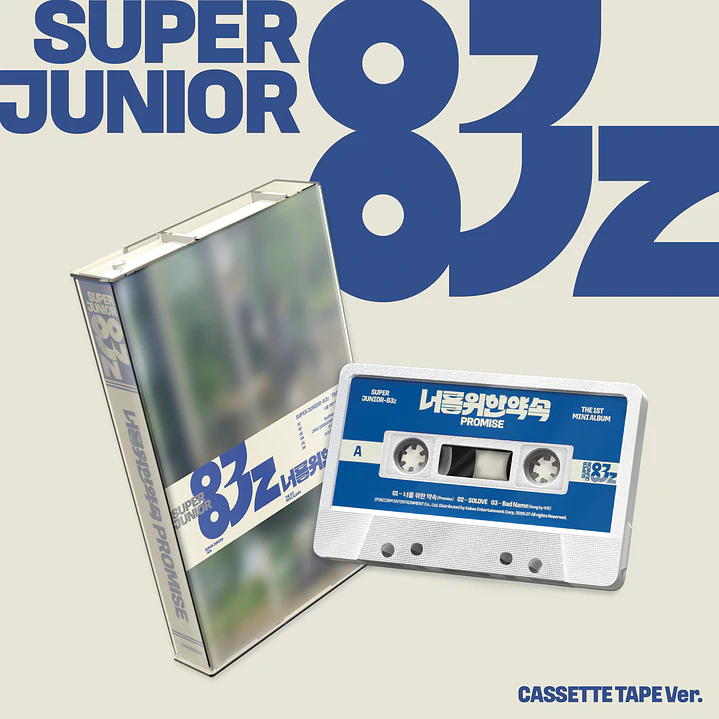 [PREVENTA] SUPER JUNIOR-83z - PROMISE (Cassette Tape Version) 1