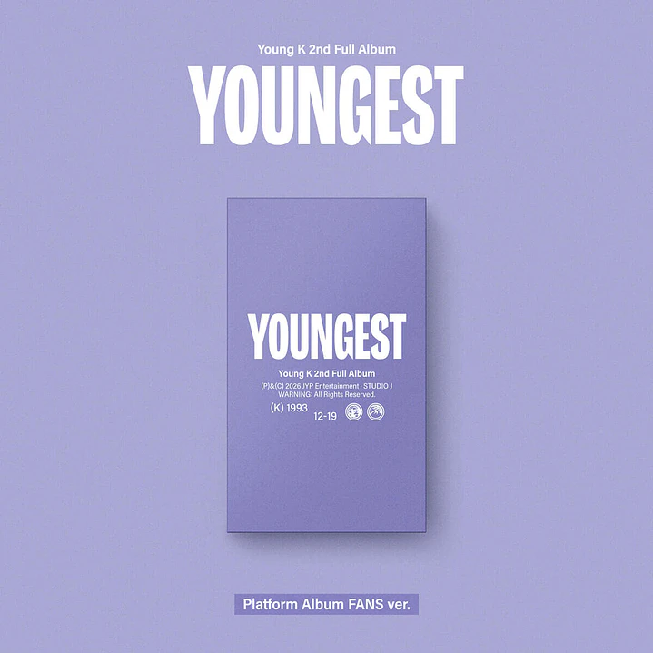 [PREVENTA] YOUNG K - YOUNGEST (Platform Album Fans Version) 1