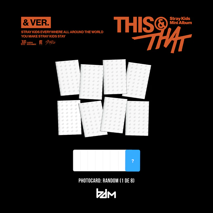 [PREVENTA] STRAY KIDS - THIS & THAT (& Version) 3