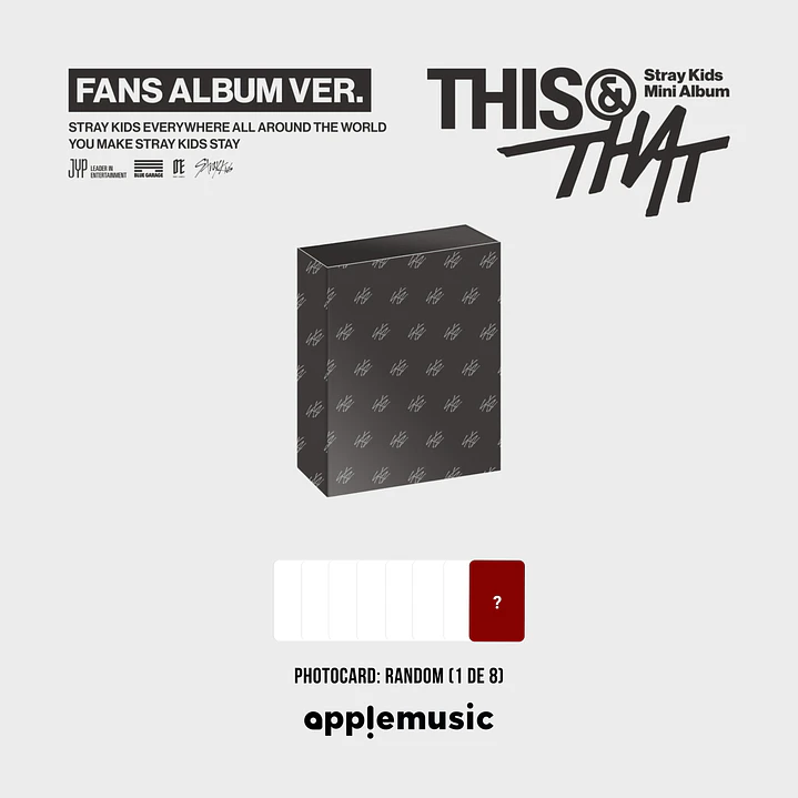 [PREVENTA] STRAY KIDS - THIS & THAT (Fans Album Version) 2