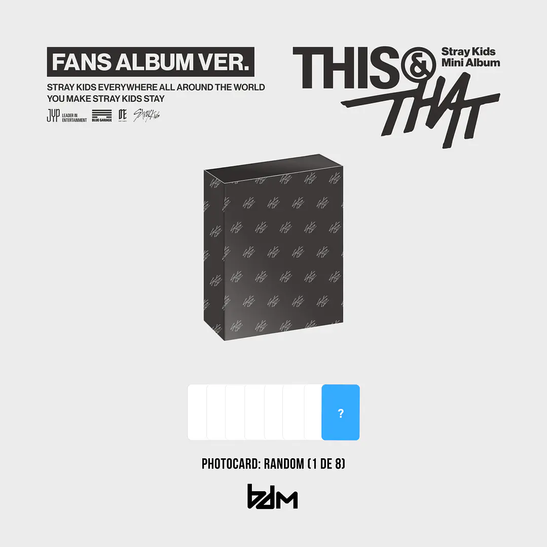 [PREVENTA] STRAY KIDS - THIS & THAT (Fans Album Version) 3