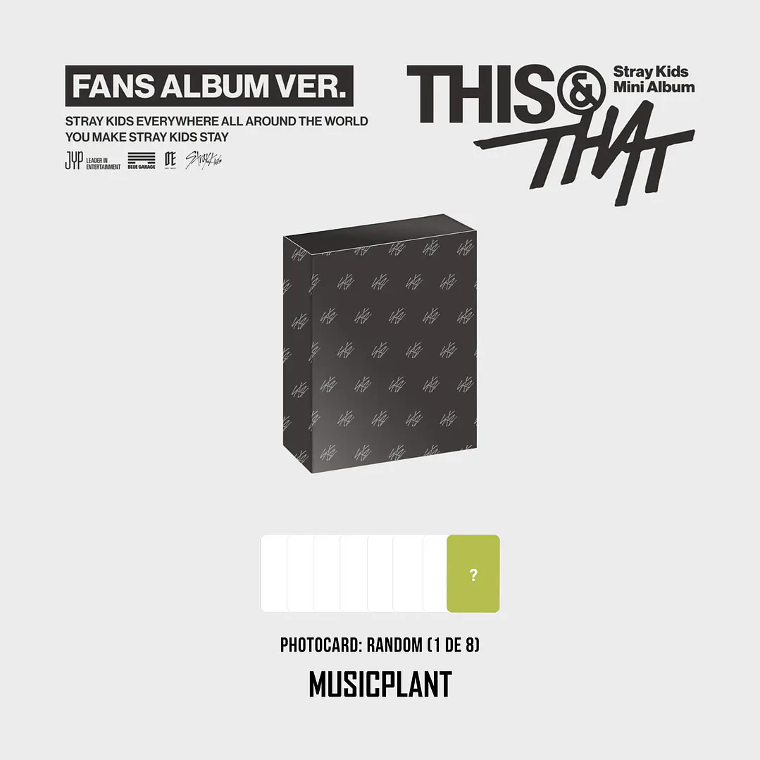 [PREVENTA] STRAY KIDS - THIS & THAT (Fans Album Version) 5