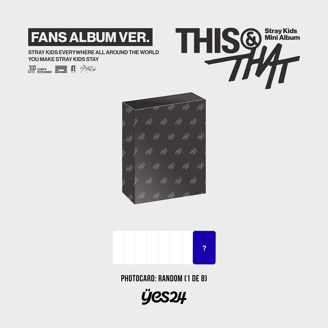 [PREVENTA] STRAY KIDS - THIS & THAT (Fans Album Version) 7