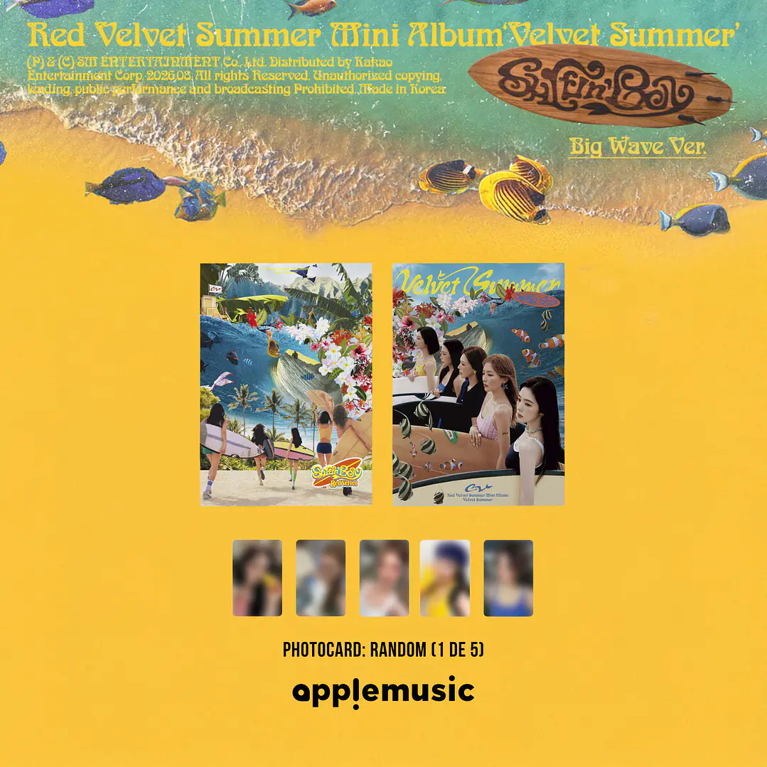 [PREVENTA] RED VELVET - VELVET SUMMER (Big Wave Version) 2