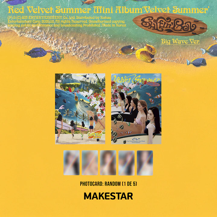 [PREVENTA] RED VELVET - VELVET SUMMER (Big Wave Version) 3