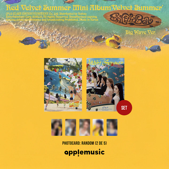 [PREVENTA] RED VELVET - VELVET SUMMER (Big Wave Version) 5