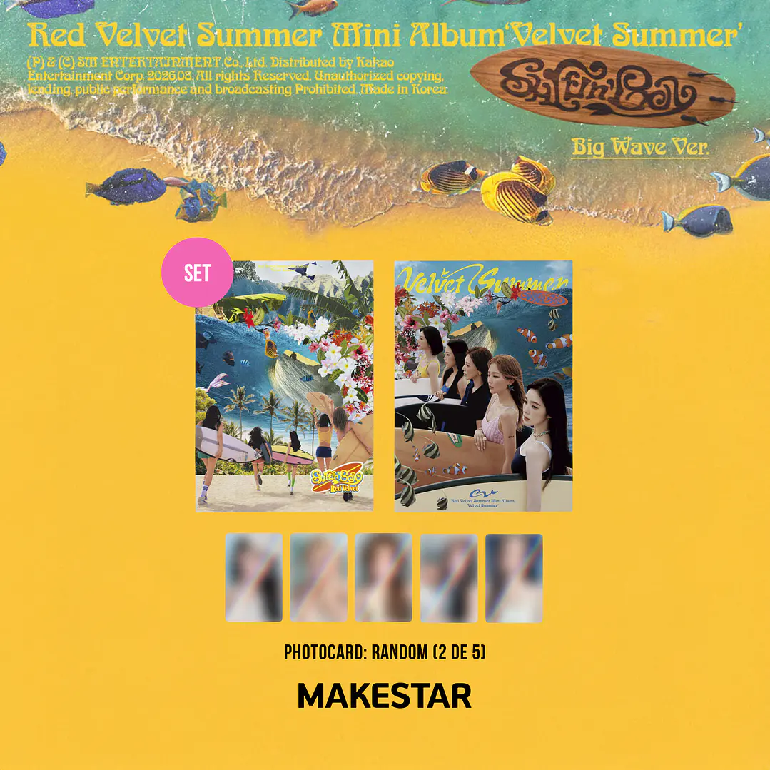 [PREVENTA] RED VELVET - VELVET SUMMER (Big Wave Version) 6