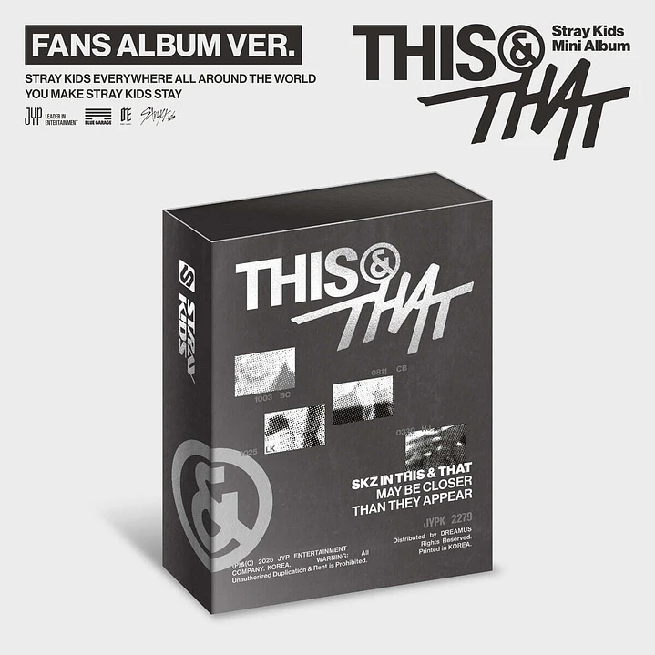 [PREVENTA] STRAY KIDS - THIS & THAT (Fans Album Version) 1