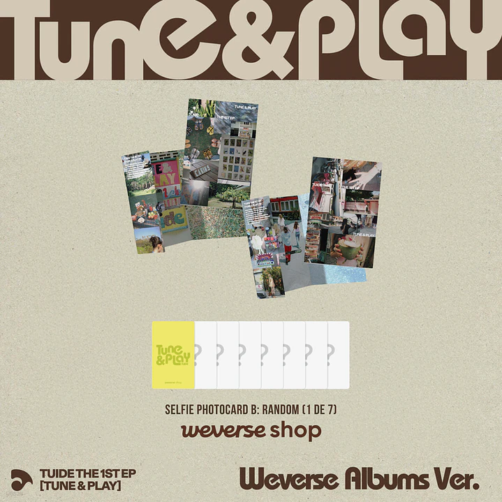 [PREVENTA] TUIDE - TUNE & PLAY (Weverse Album Version) 3