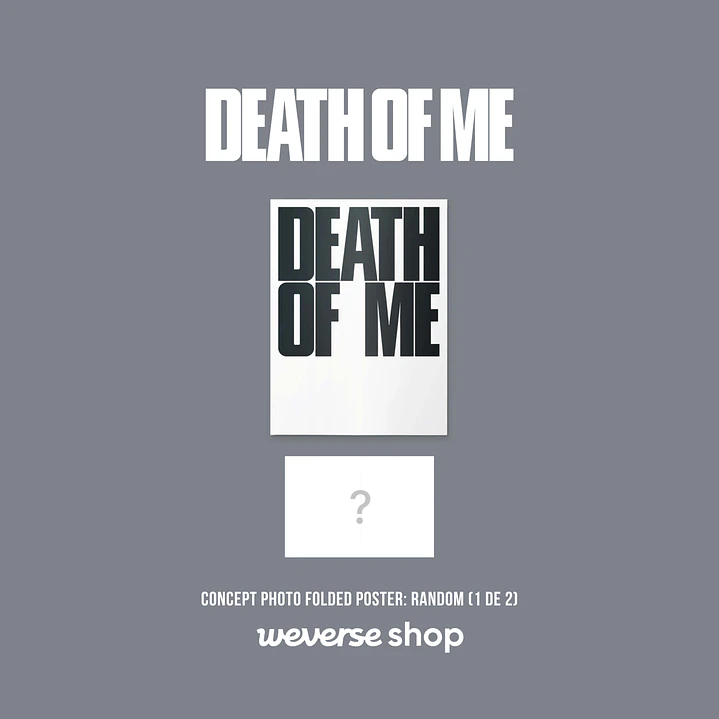[PREVENTA] EVAN - DEATH OF ME (Weverse Album Version) 2