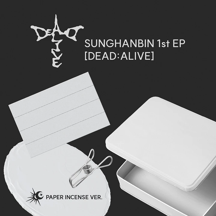 [PREVENTA] SUNG HANBIN (ZEROBASEONE) - DEAD:ALIVE (Paper Incense Version) 1