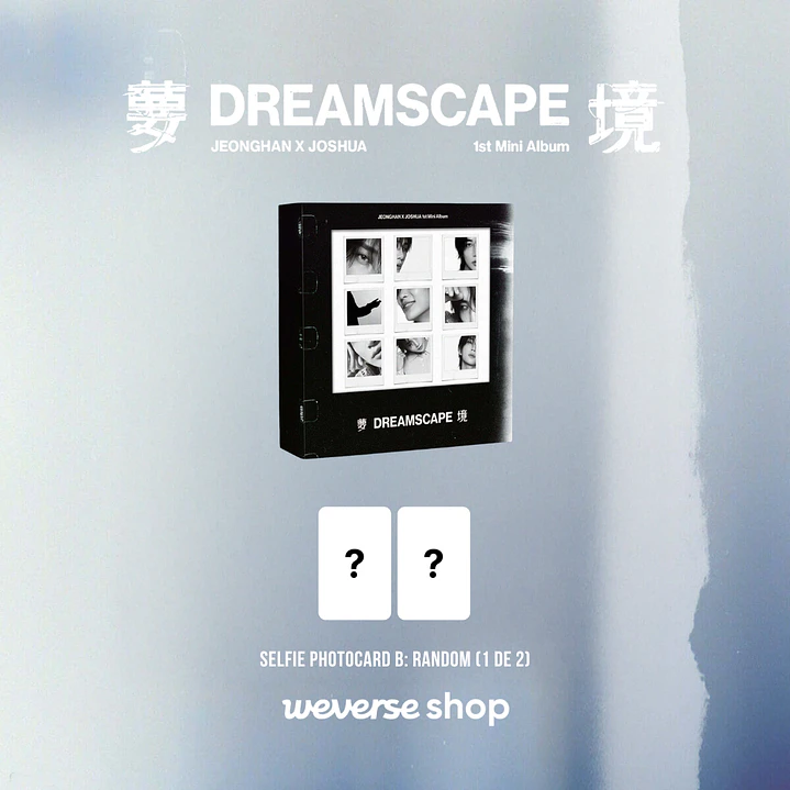 [PREVENTA] JEONGHAN x JOSHUA (SEVENTEEN) - DREAMSCAPE (Dream Record Version) 2