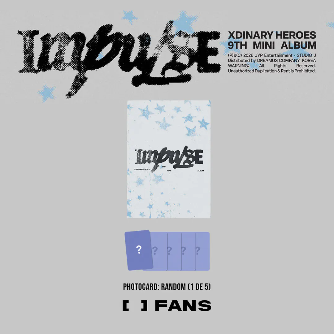 [PREVENTA] Xdinary Heroes - IMPULSE (POSTCARD BOOK Version) 2