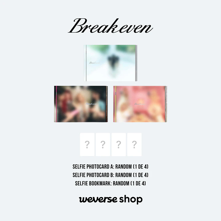 [PREVENTA] ILLIT - BREAK EVEN (Phtobook Version) 2