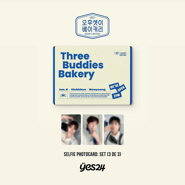 [PREVENTA] 2PM - 2027 SEASON’S GREETINGS [Three Buddies Bakery] 2