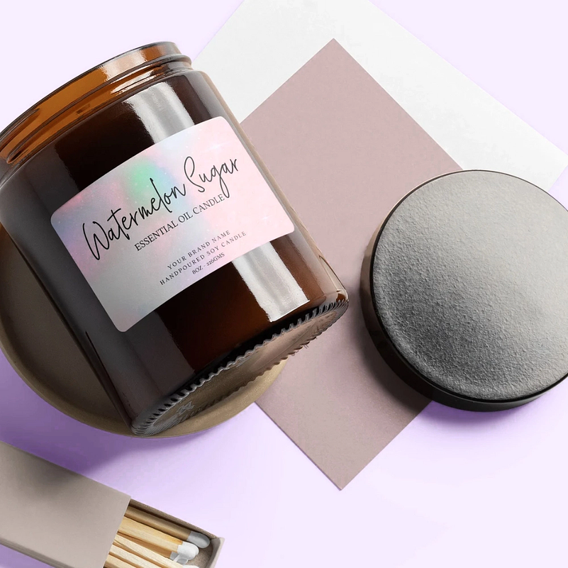 Stickers de Vinilo Holográfico Tornasol 3