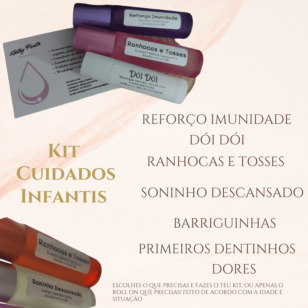Kit Óleos de cuidados infantis 5