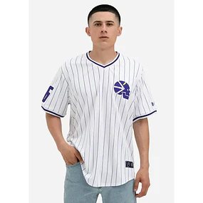 Axell Hodges - Slay'Em - White MENS BASEBALL JERSEY L ETHIKA