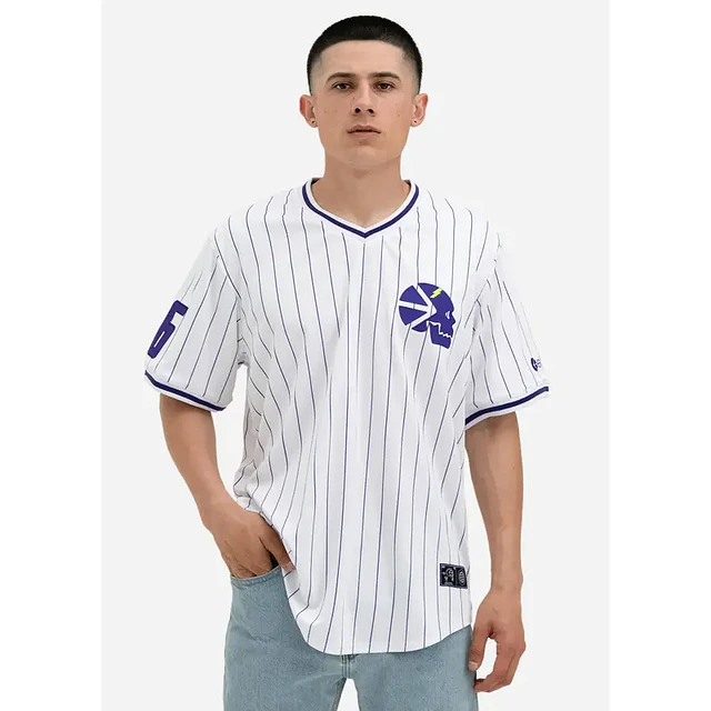 Axell Hodges - Slay'Em - White MENS BASEBALL JERSEY L ETHIKA