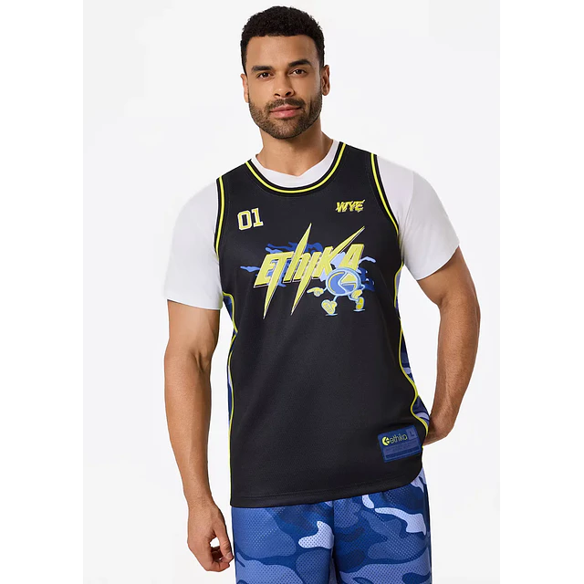 Bolt Camo MENS BASKETBALL JERSEY XL			