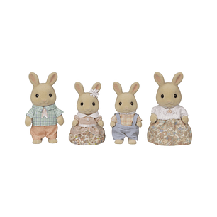 Familia conejo de leche