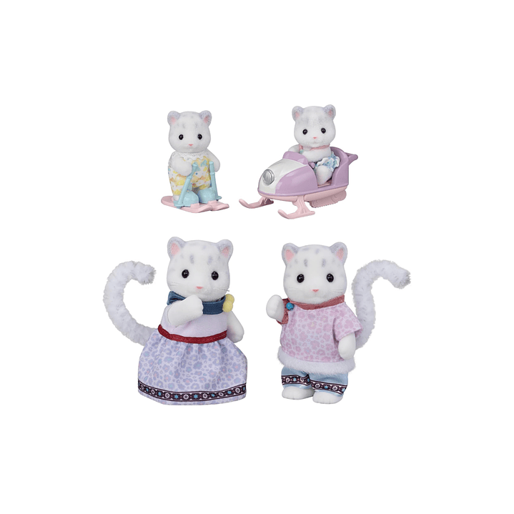 Familia leopardo de las nieves 1