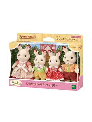 Familia conejo chocolate