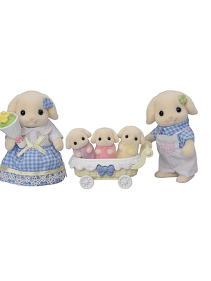 Familia conejo flora