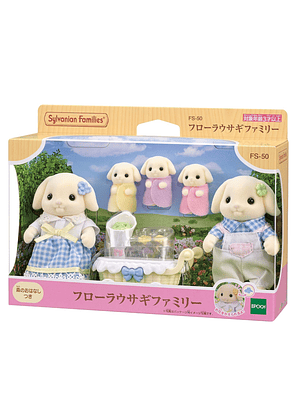 Familia conejo flora