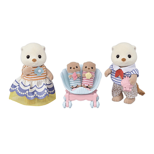 Familia nutrias marinas