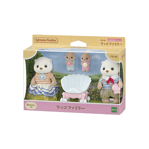 Familia nutrias marinas