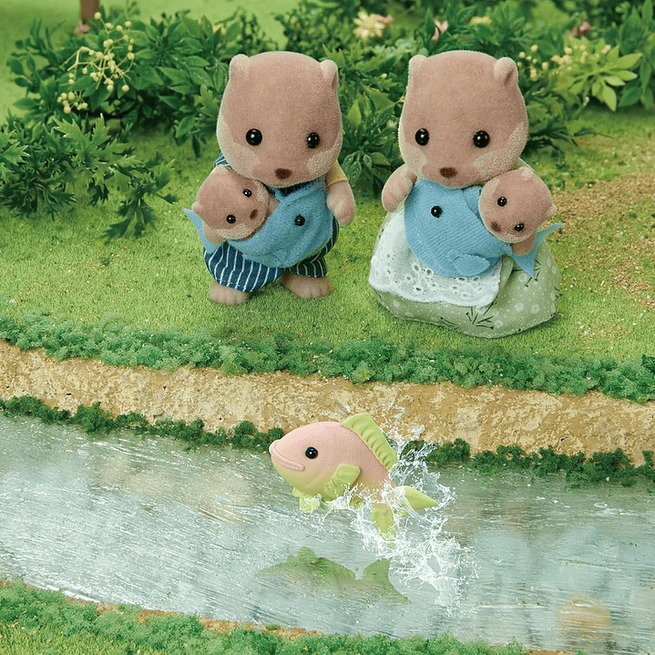 Familia nutria de rio 4