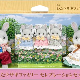 Familia conejos cola de algodón (pre-venta)