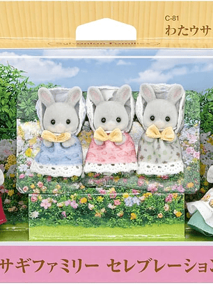 Familia conejos cola de algodón (pre-venta)