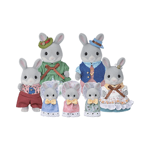 Familia conejos cola de algodón (pre-venta)