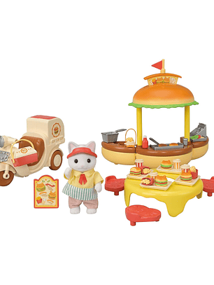 Gatito tienda de hamburguesas