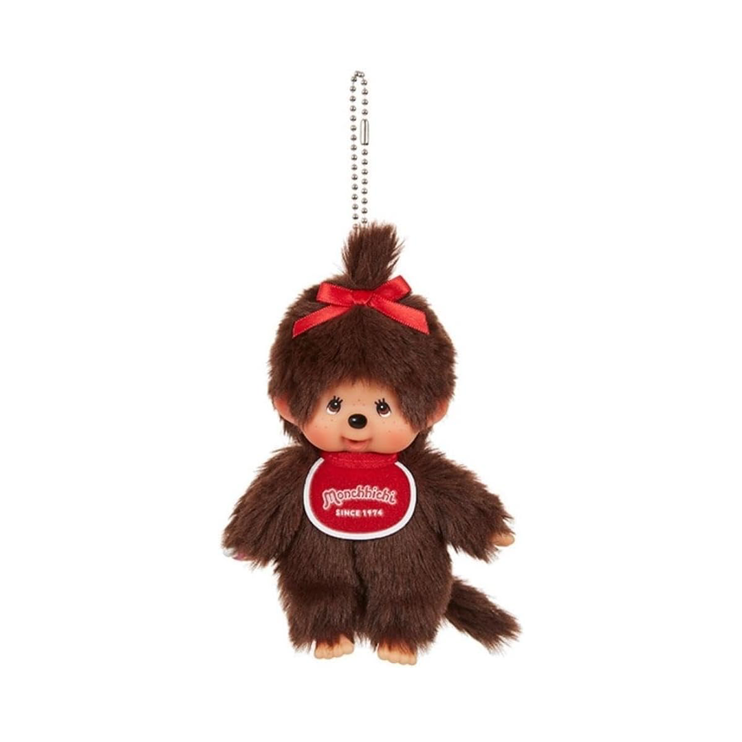 monchhichi clásico con peinado keychain  1