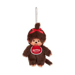 monchhichi clásico con peinado keychain 