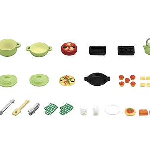 Set de comida y utensilios 