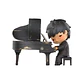 Hirono The Pianist Figure - Miniatura 1