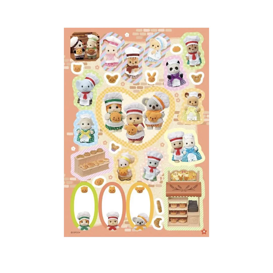 Libro de stickers sylvanian  2