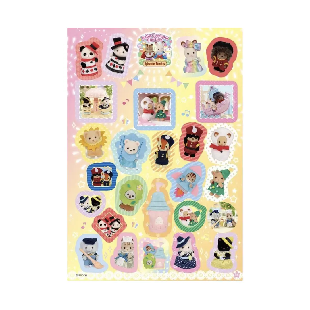 Libro de stickers sylvanian  3