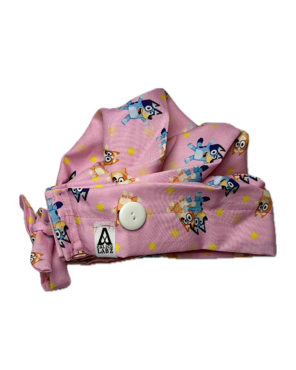 COFIA BLUEY Y BINGO FONDO ROSA 1