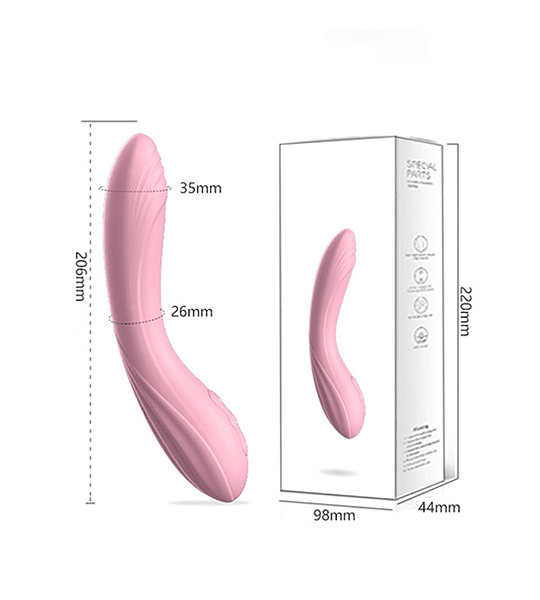 Vibrador WarmBoy 42º C (Morado)