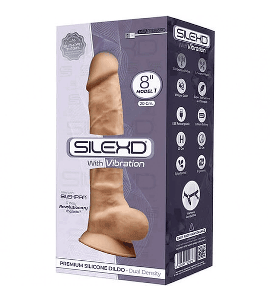 Vibrador Dildo Realístico Model 1 Color Piel 8"