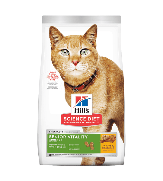 Alimento Hill's Science Diet Senior Vitality Pollo 1.3Kg