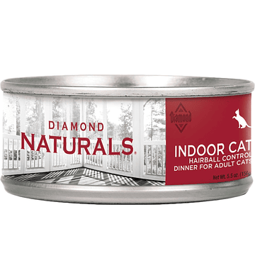 Alimento Lata Naturals Diamond Indoor Cat  5.5oz/156g