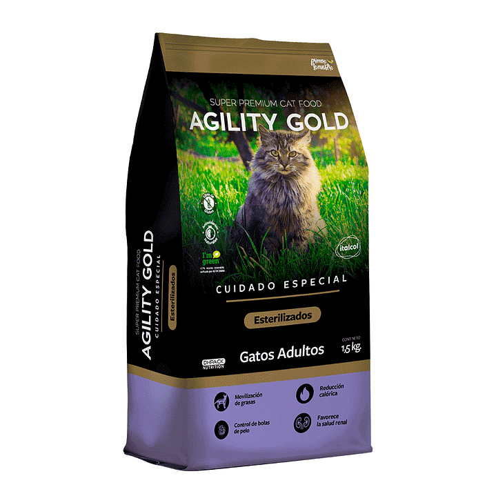 Alimento Agility Gold Gatos Esterilizados  1